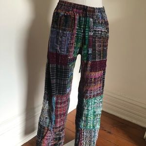 Guatemalan patchwork pants